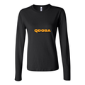 Women's Logo Qdoba 1536x864 Long Sleeve T-Shirt - Black