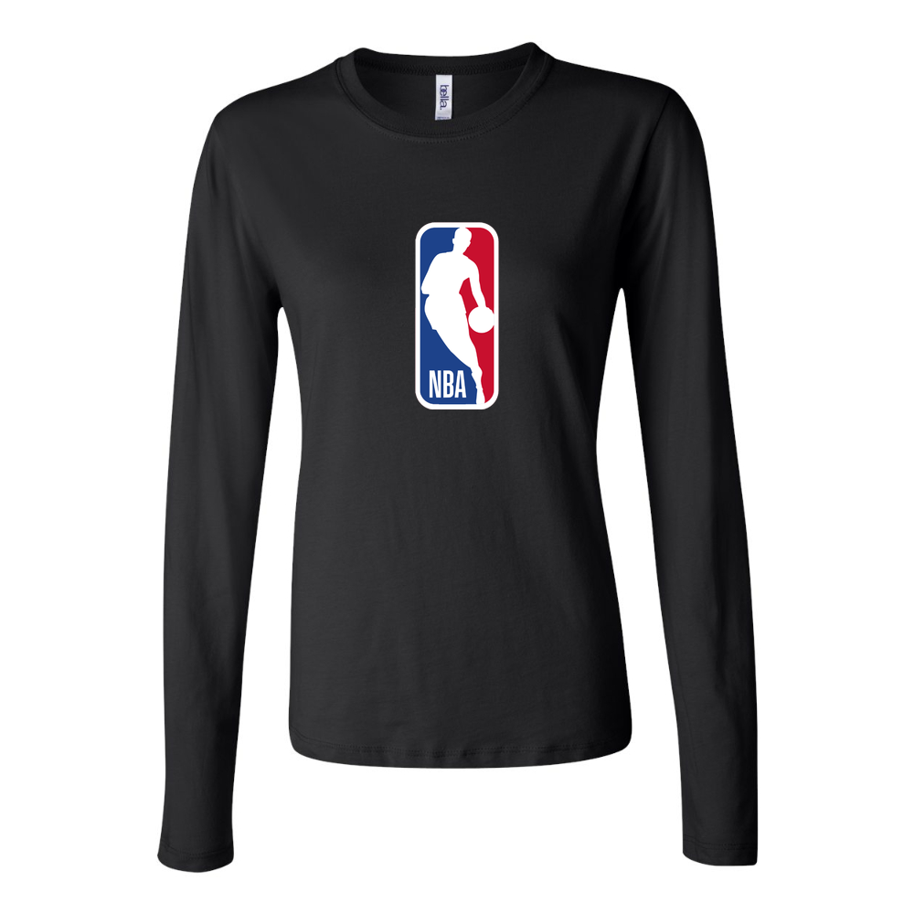Women's nba Long Sleeve T-Shirt - Black