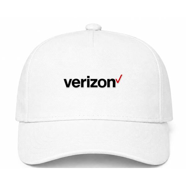 Verizon Logo White Dad Baseball Cap Hat