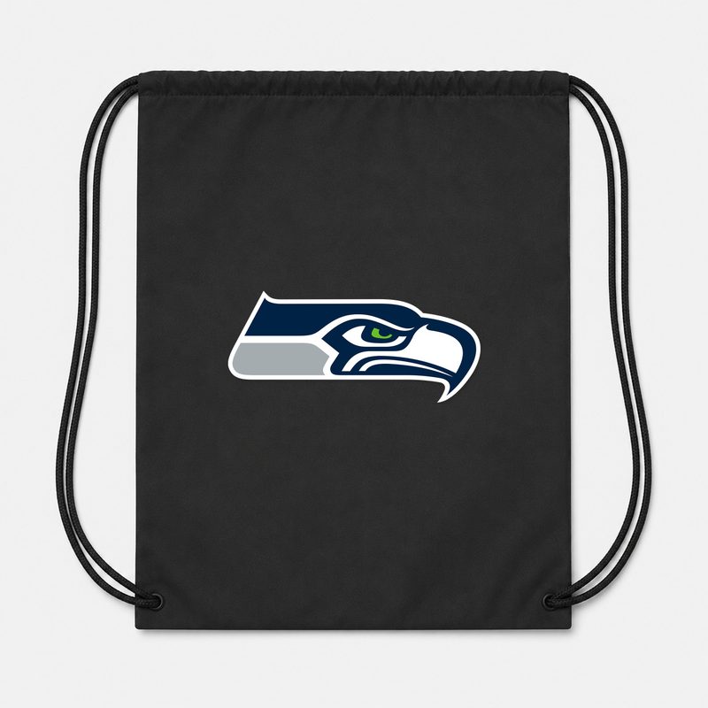 Seattle Seahawks Drawstring Bag - Black