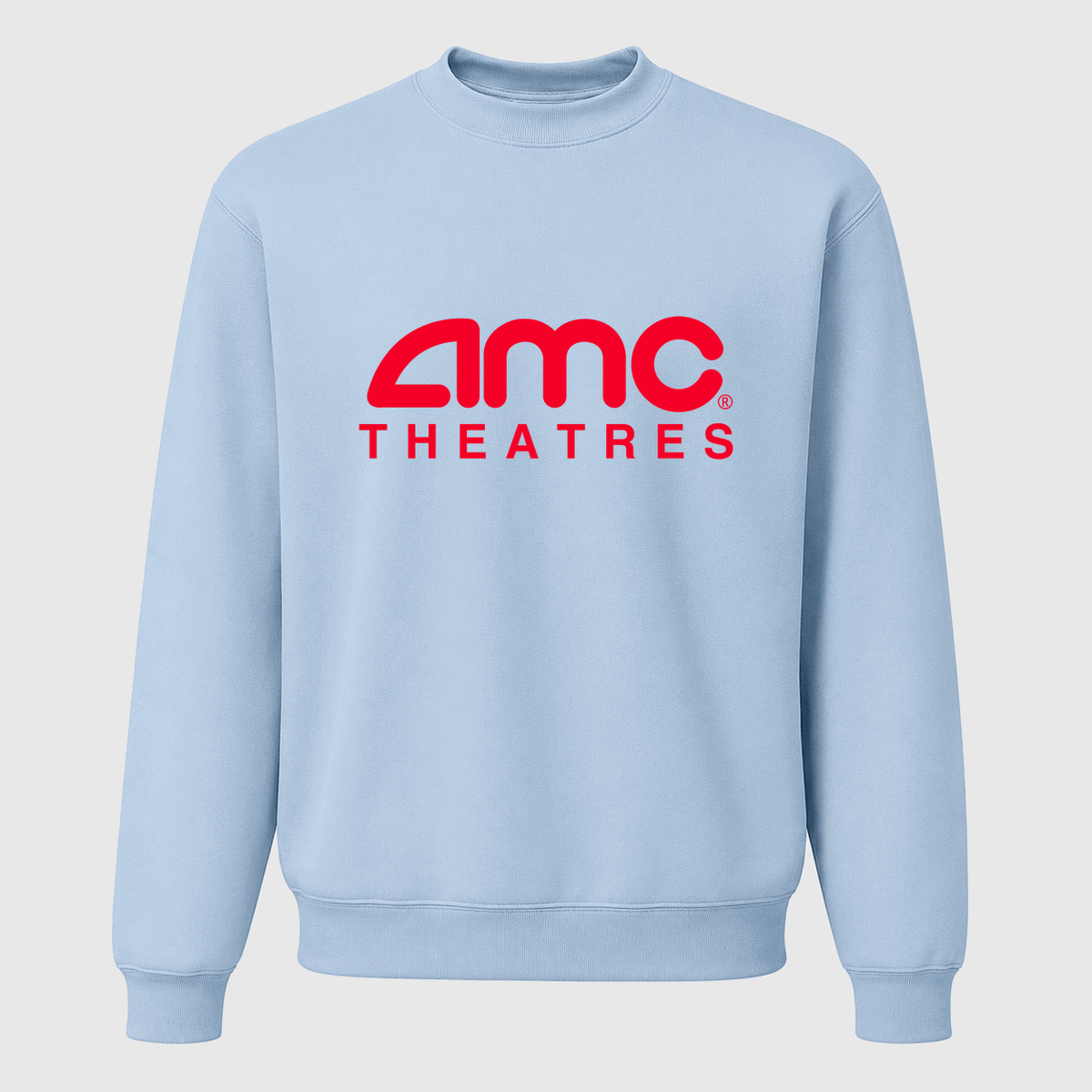 Men's AMC Theatres Crewneck Sweatshirt - Sky Blue