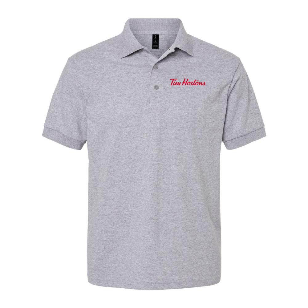 Men's Tim Hortons Dry Blend Polo - Gray
