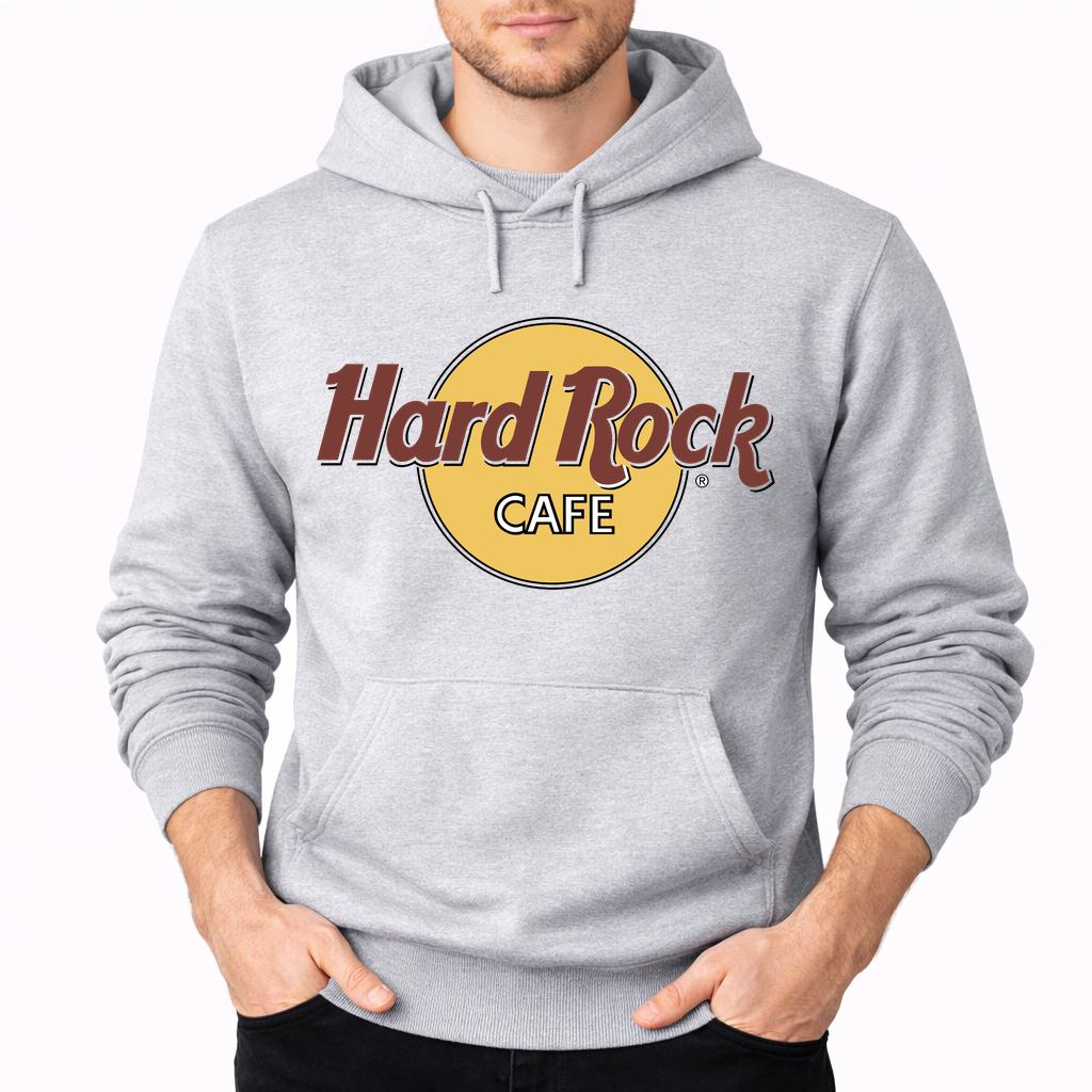 Men's Hard Rock Cafe Pullover Hoodie - Gray
