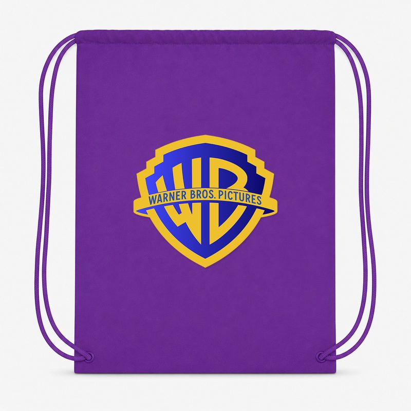 Warner Bros Drawstring Bag - Purple