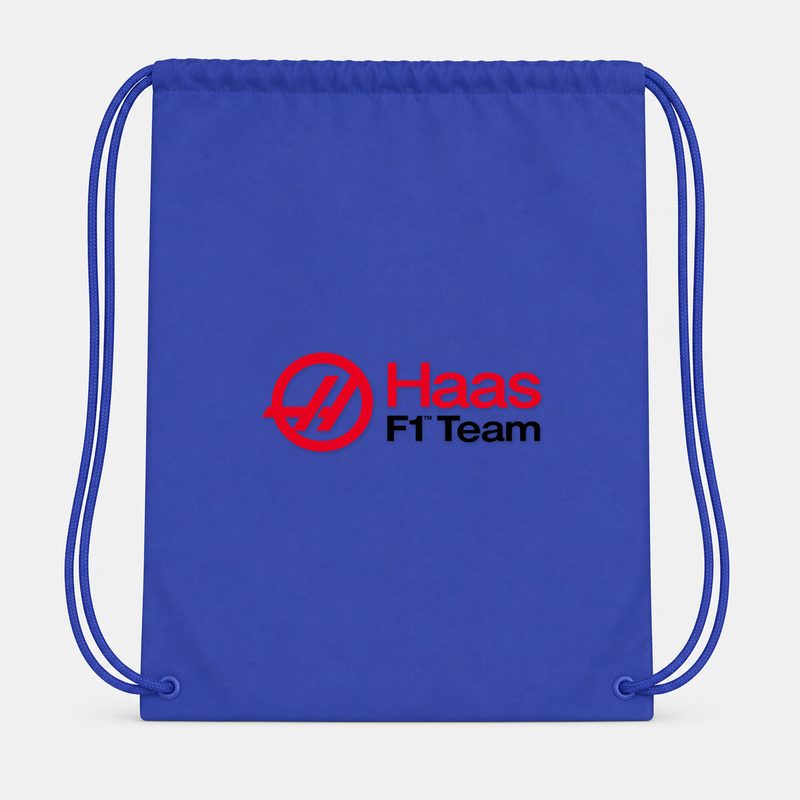 Haas F1 Team Drawstring Bag - Blue
