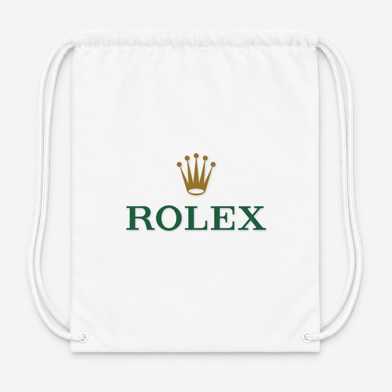 Rolex Drawstring Bag - White