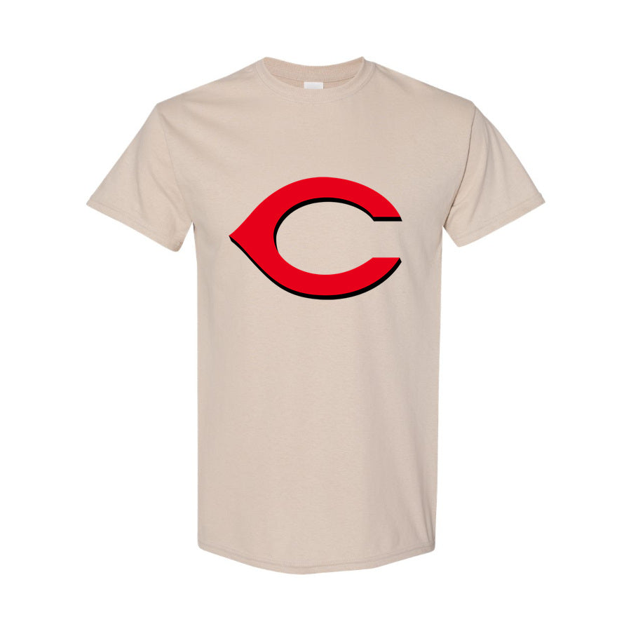 Men's Cincinnati Reds Cotton T-Shirt - Tan