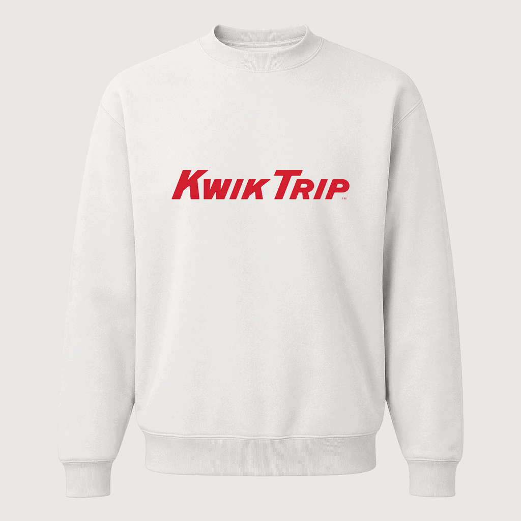 Men's Kwik Trip Crewneck Sweatshirt - White