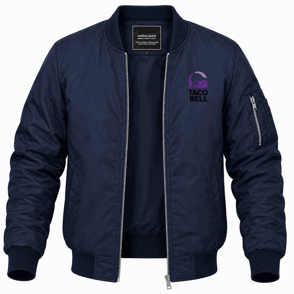 Men's Taco Bell Lightweight Bomber Jacket - Navy