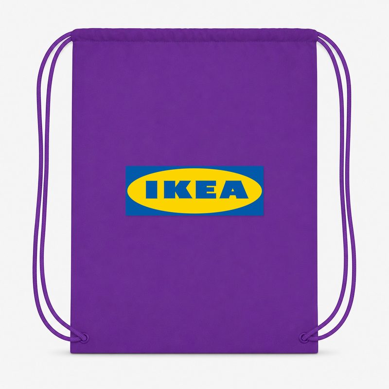 IKEA Drawstring Bag - Purple