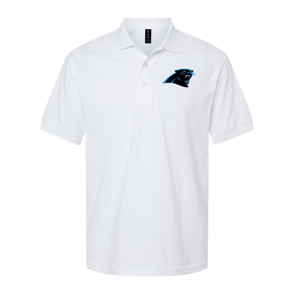 Men's Carolina Panthers Dry Blend Polo - White
