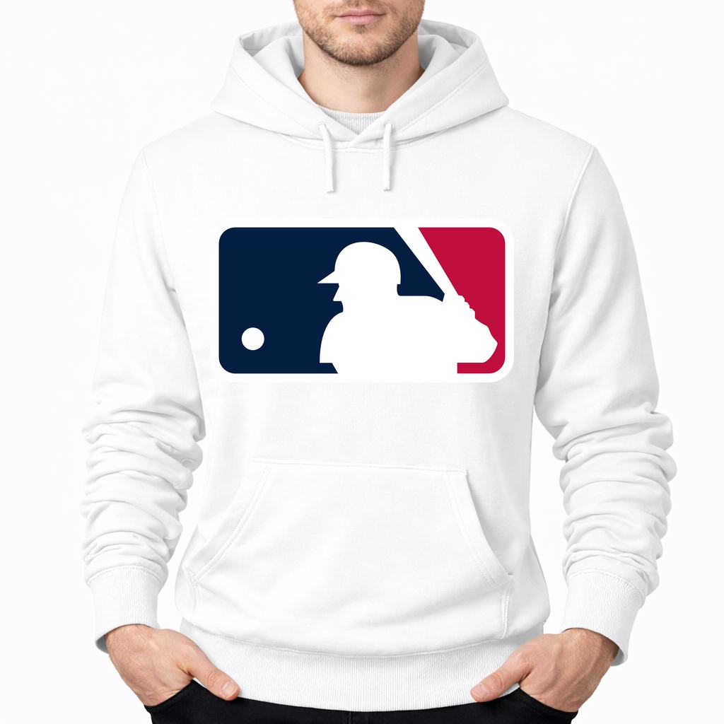 Men's Major League Baseball Pullover Hoodie - White