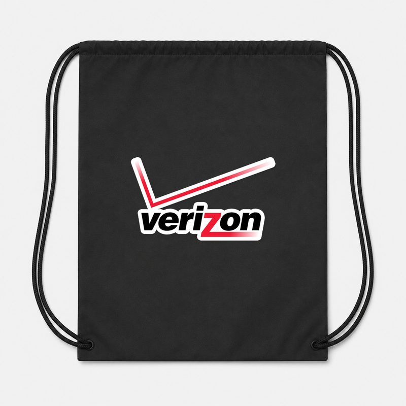 Verizon Wireless Drawstring Bag - Black