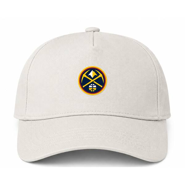 Denver Nuggets NBA Logo Beige Dad Baseball Cap Hat