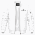 Men's Breitling Lightweight Bomber Jacket - White