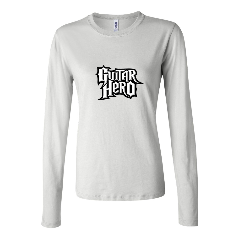 Women's Guitar hero Long Sleeve T-Shirt - White