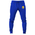 Golden State Warriors Yellow joggers sweatpants - Royal Blue
