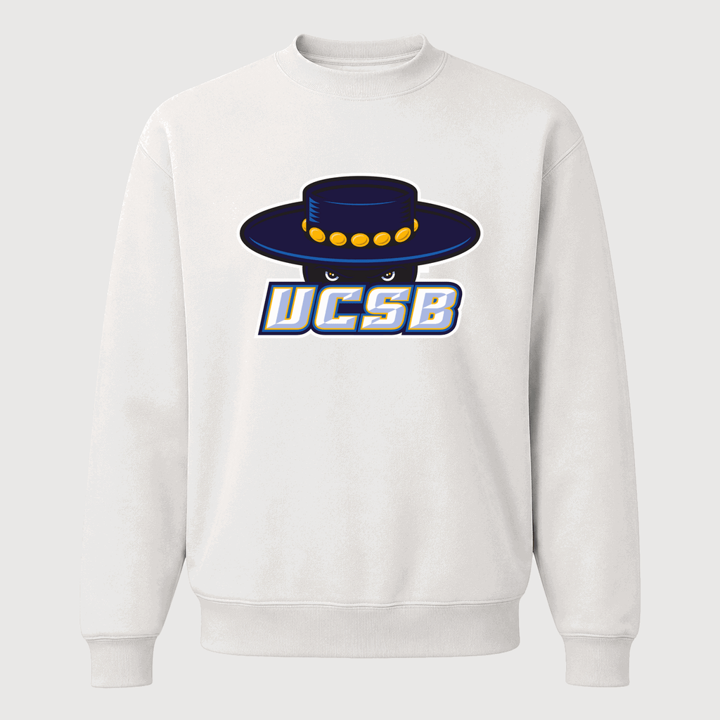Men's UCSB Gauchos Crewneck Sweatshirt - White