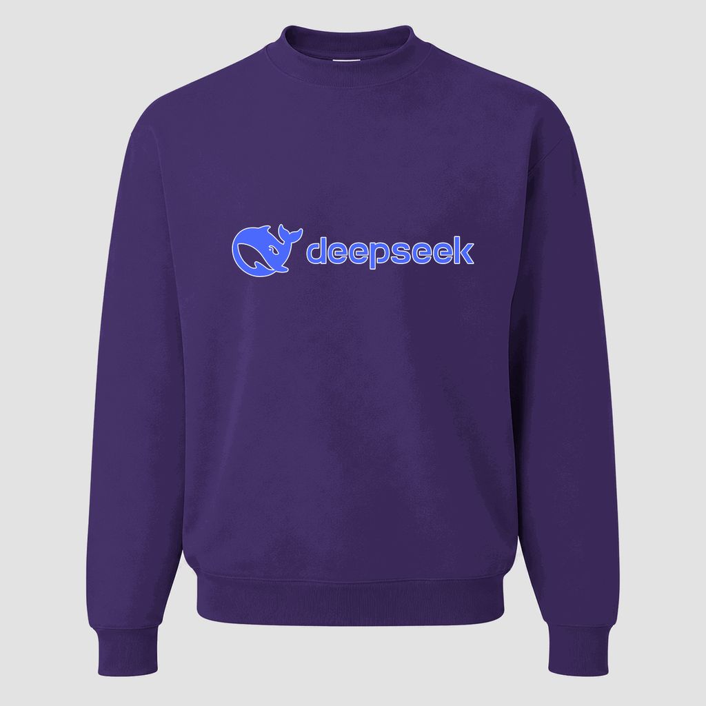 Men's DeepSeek Crewneck Sweatshirt - Purple