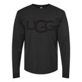Men's UGG-Logo-1536x853 Long sleeves Cotton Blend T-Shirt - Black