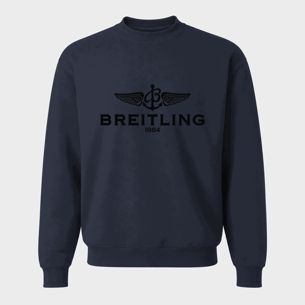 Men's Breitling Crewneck Sweatshirt - Navy