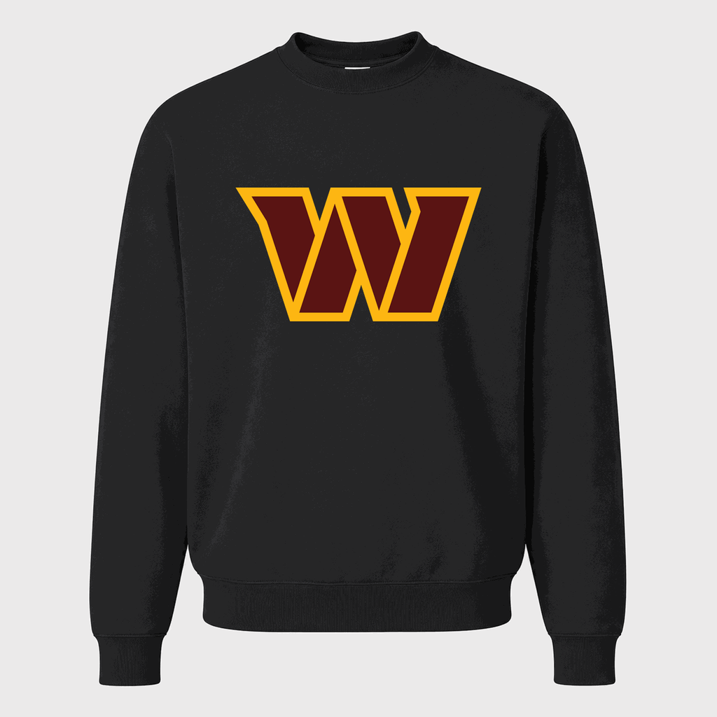 Men's Washington Commanders Crewneck Sweatshirt - Black