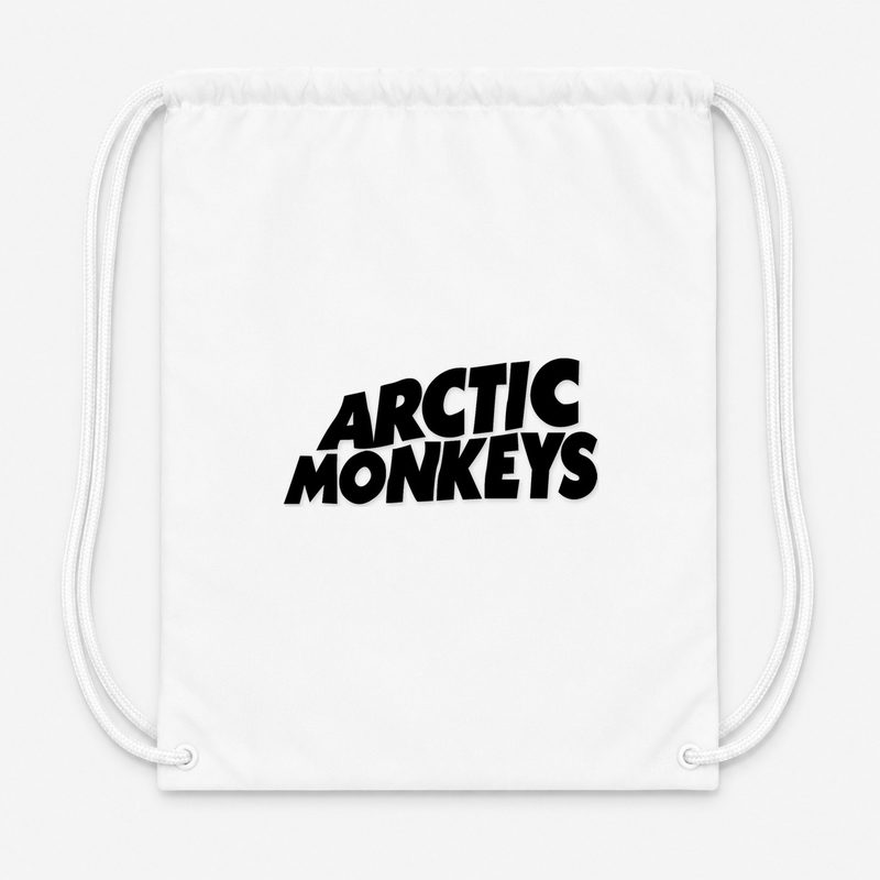 Arctic Monkeys Drawstring Bag - White