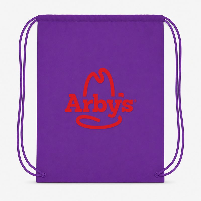 Arbys Drawstring Bag - Purple