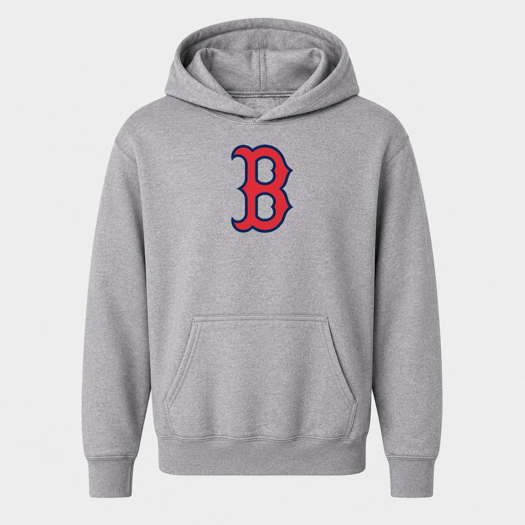 Youth Boston Red Sox Pullover Hoodie - Gray