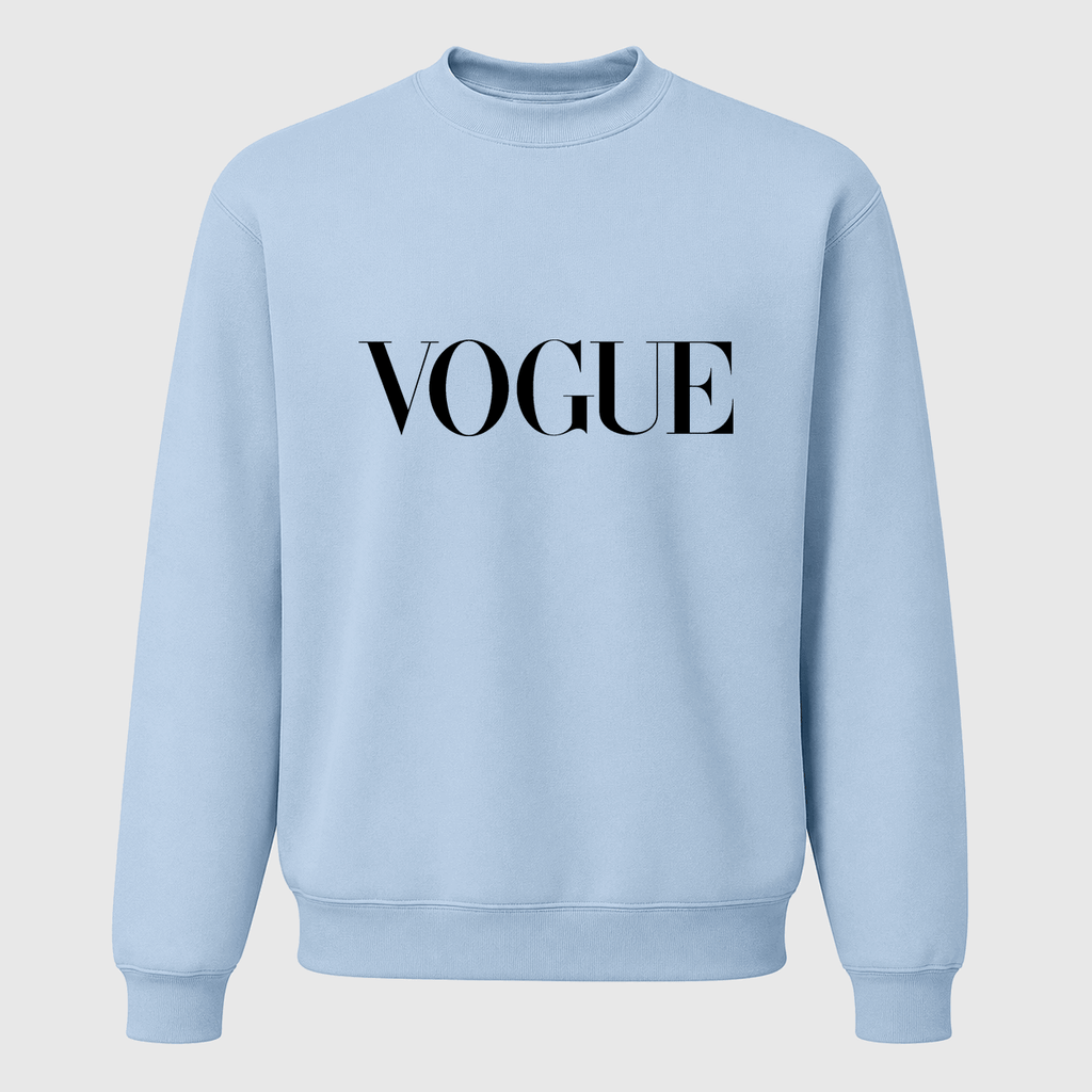 Men's Vogue Crewneck Sweatshirt - Sky Blue