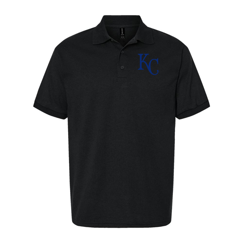 Men's Kansas City Royals Dry Blend Polo - Black