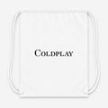 Coldplay Drawstring Bag - White