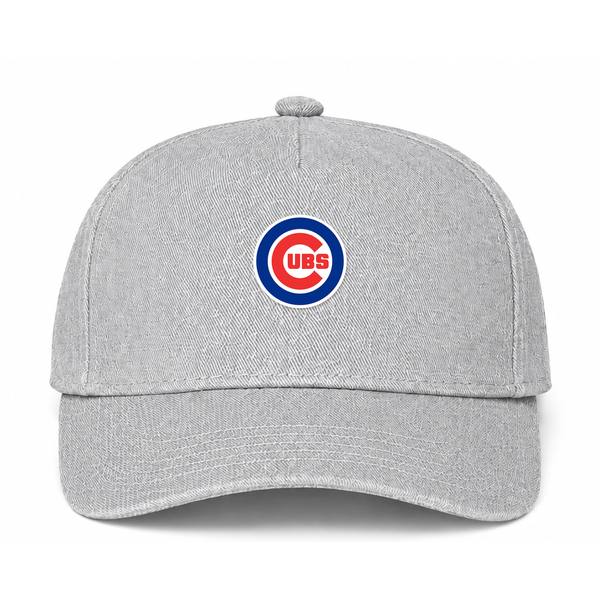 Chicago Cubs MLB Logo Gray Dad Baseball Cap Hat