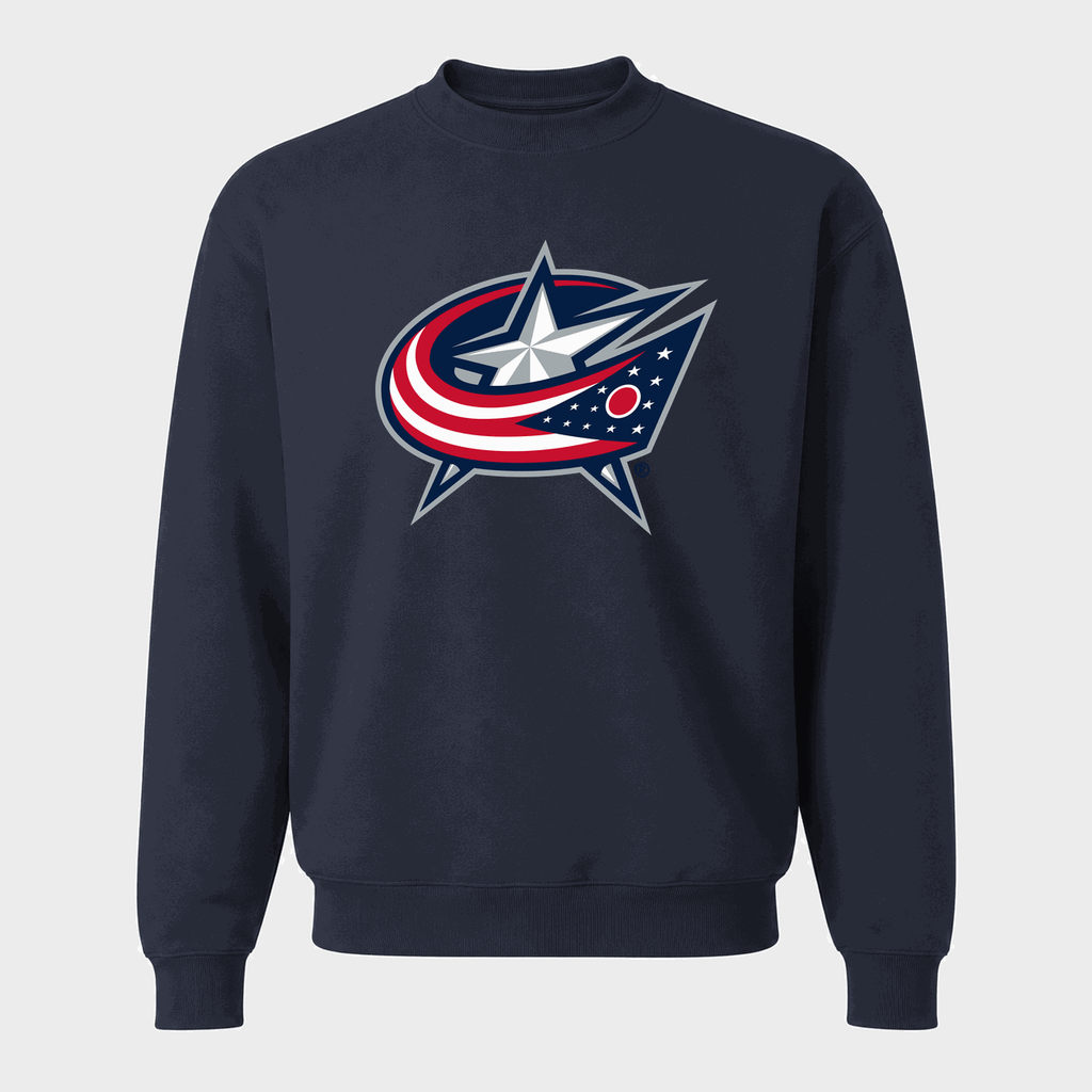 Men's Columbus Blue Jackets Crewneck Sweatshirt - Navy