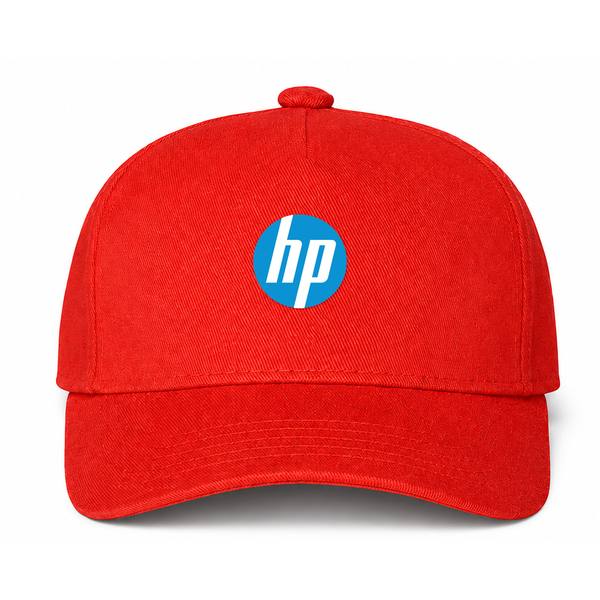 HP Logo Red Dad Baseball Cap Hat