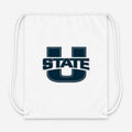 Utah State Aggies Drawstring Bag - White