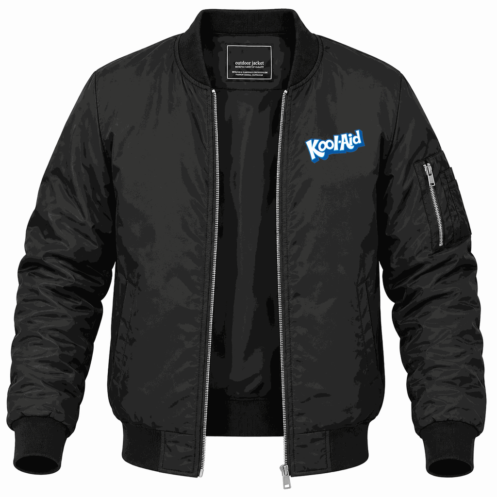 Men's Kool-Aid Lightweight Bomber Jacket - Black