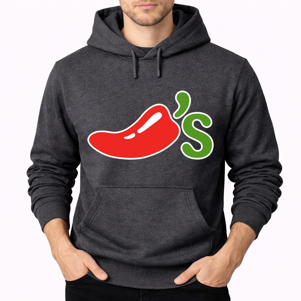 Men's Chili's Pullover Hoodie - Charcoal