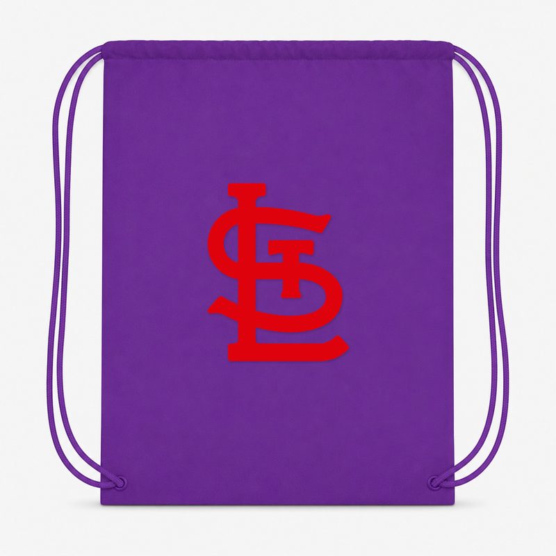 St. Louis Cardinals Drawstring Bag - Purple