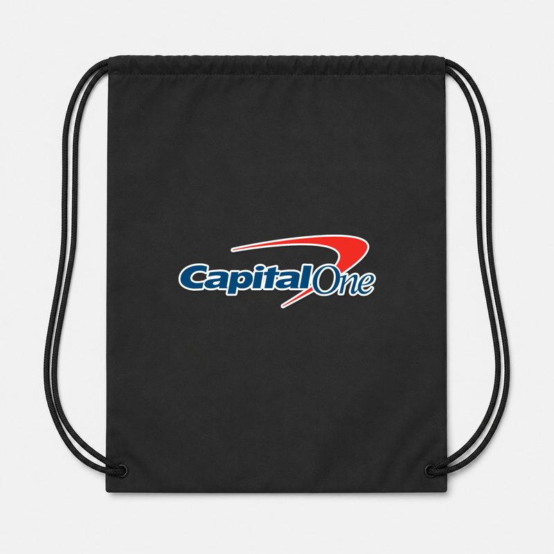 Capital One Drawstring Bag - Black