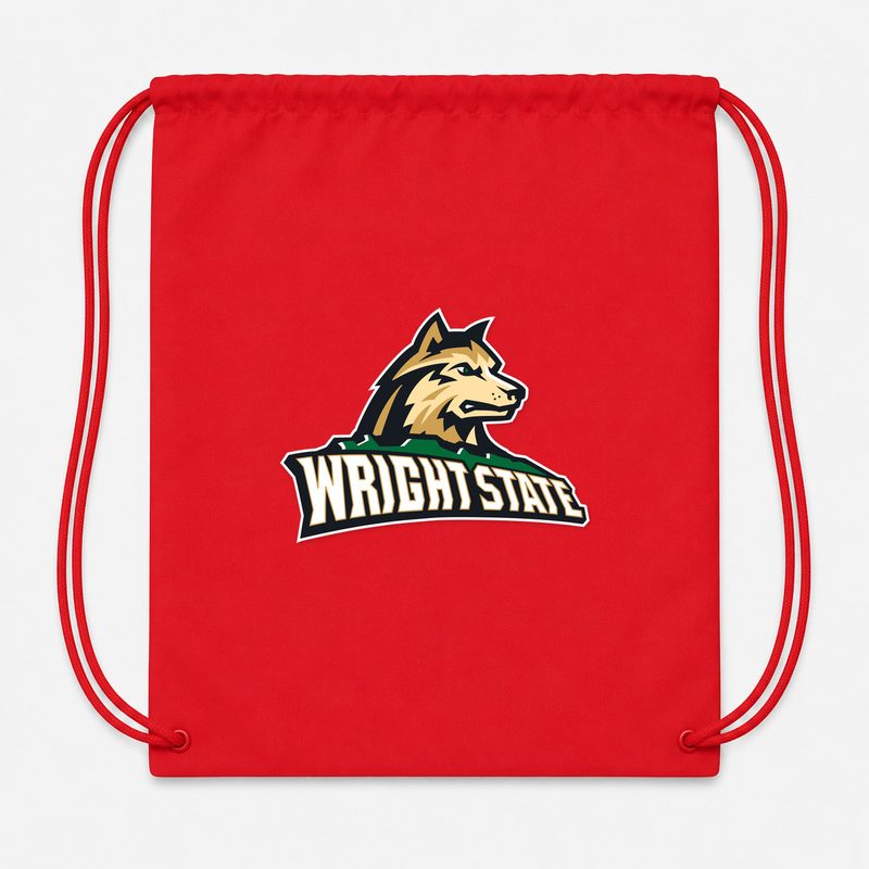 Wright State Raiders Drawstring Bag - Red