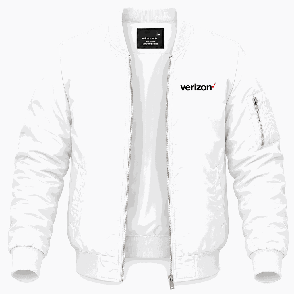 Men's Verizon Lightweight Bomber Jacket - White