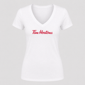 Women's Tim Hortons V Neck T-Shirt in white