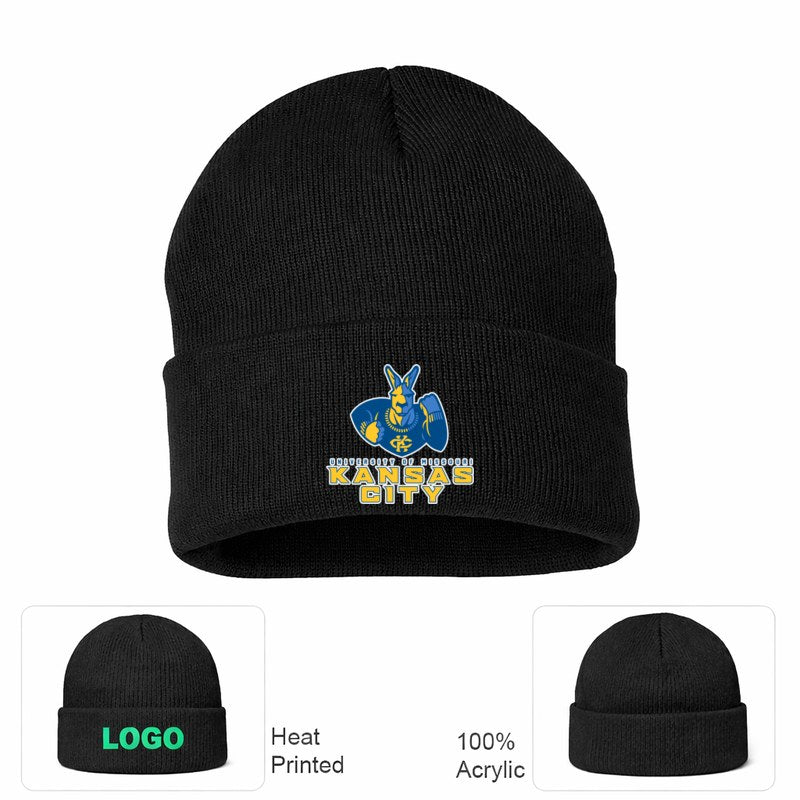 UMKC Kangaroos Black Beanie Hat