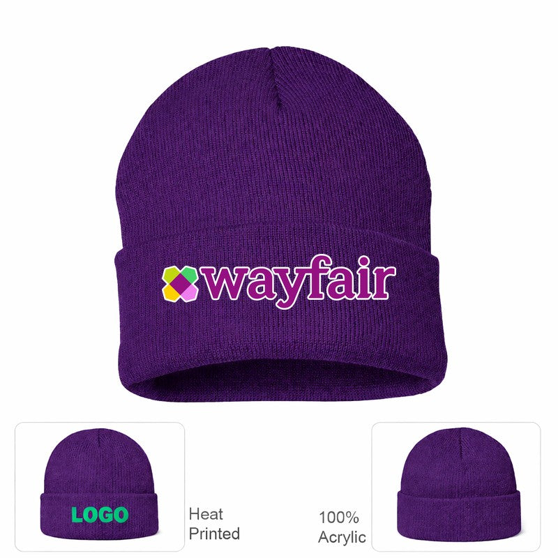 Wayfair Purple Beanie Hat