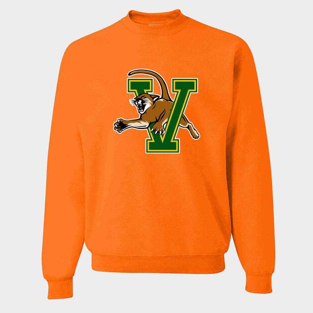 Men's Vermont Catamounts Crewneck Sweatshirt - Orange