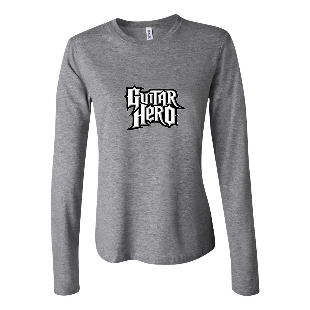 Women's Guitar hero Long Sleeve T-Shirt - Gray