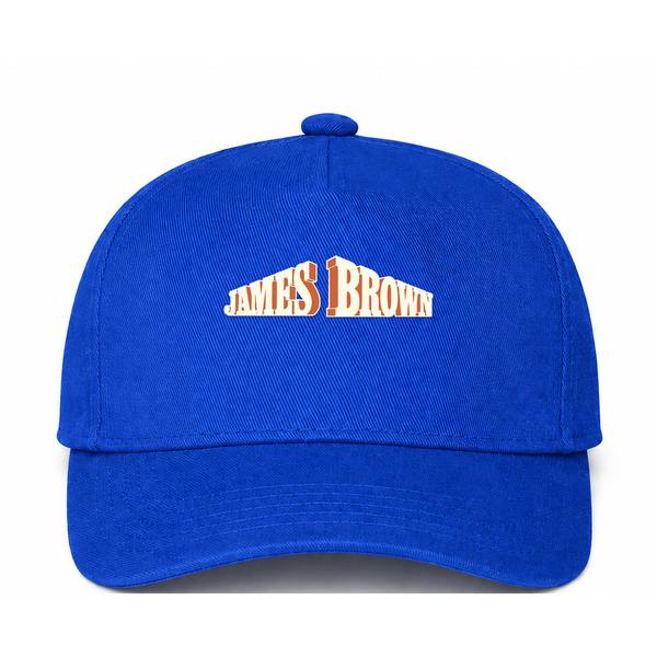 James Brown Logo Blue Dad Baseball Cap Hat