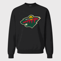 Men's Minnesota Wild Crewneck Sweatshirt - Black