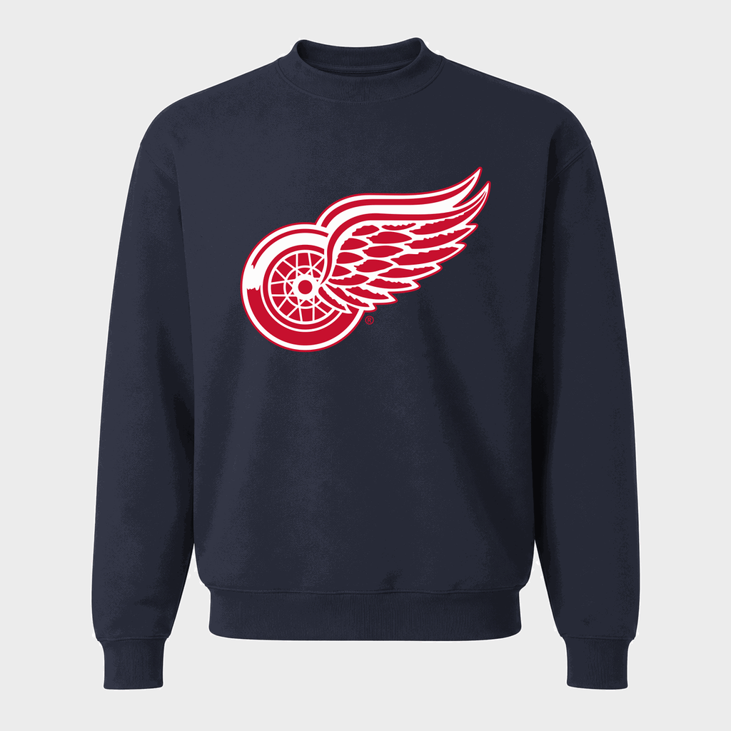 Men's Detroit Red Wings Crewneck Sweatshirt - Navy